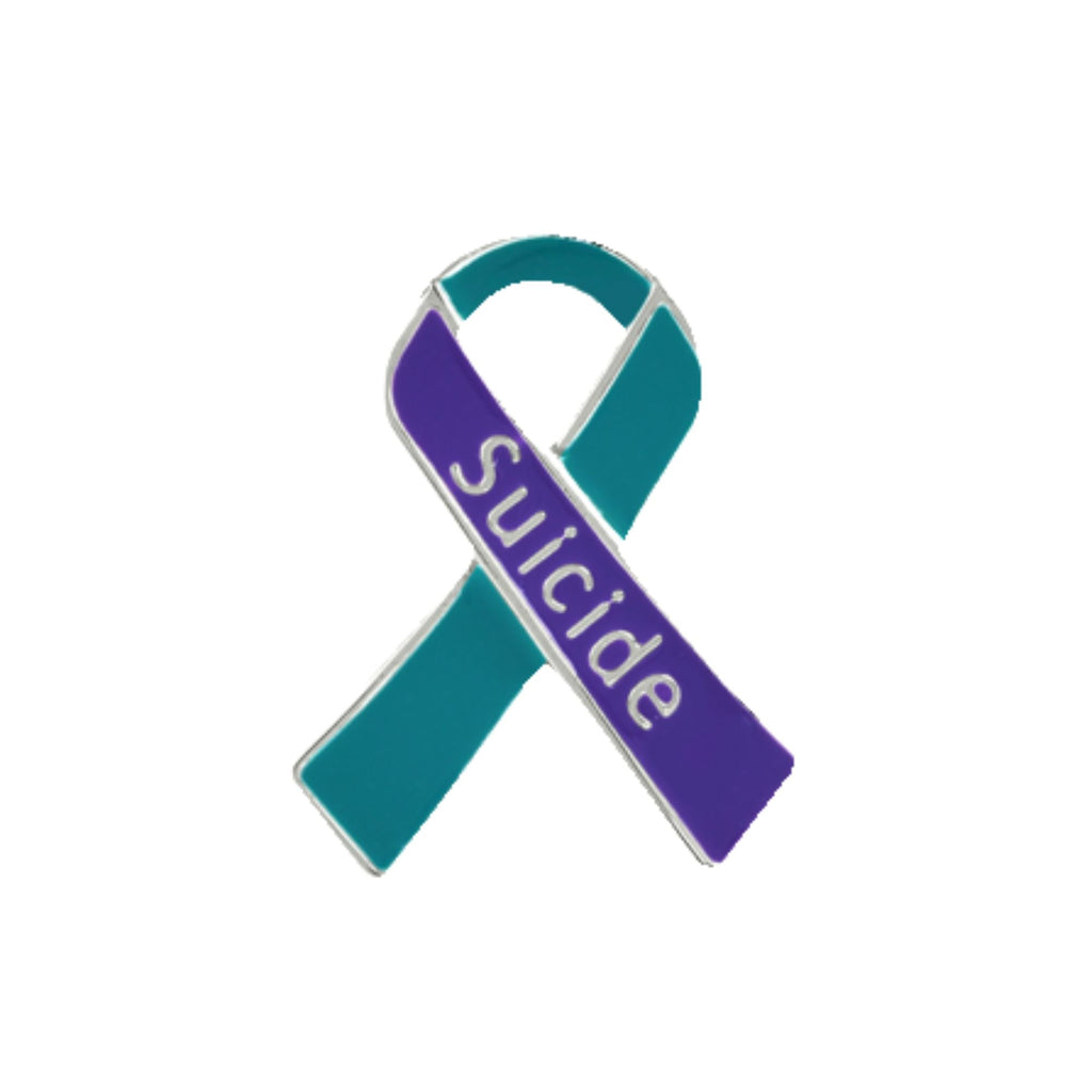 5/10/25/100 Pack Suicide Awareness & Prevention Ribbon Pins